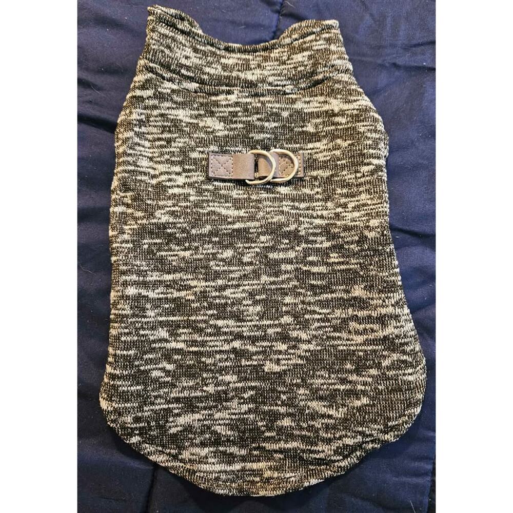 New Grey Fleece Dog Sweater Size M